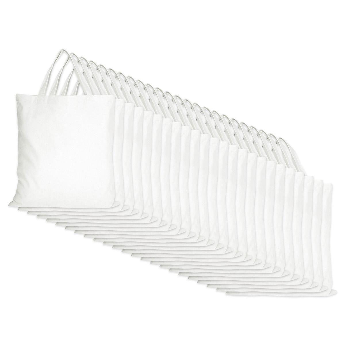 Großpackung Tragetasche 38x42cm 24 St. weiß