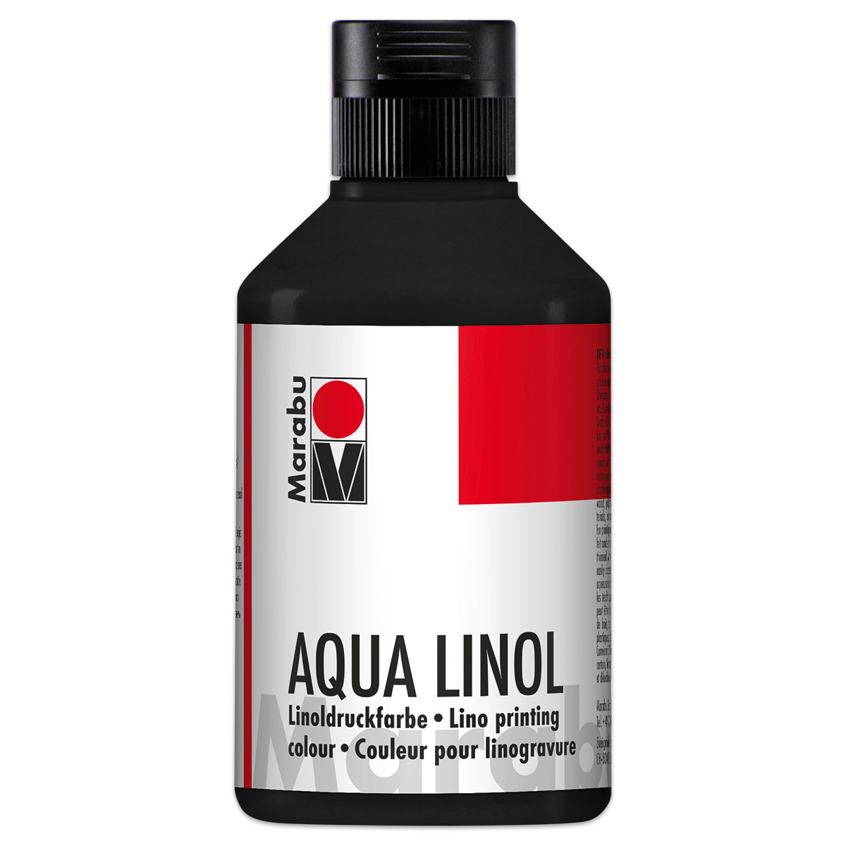 Aqua Linoldruckfarbe 250ml schwarz