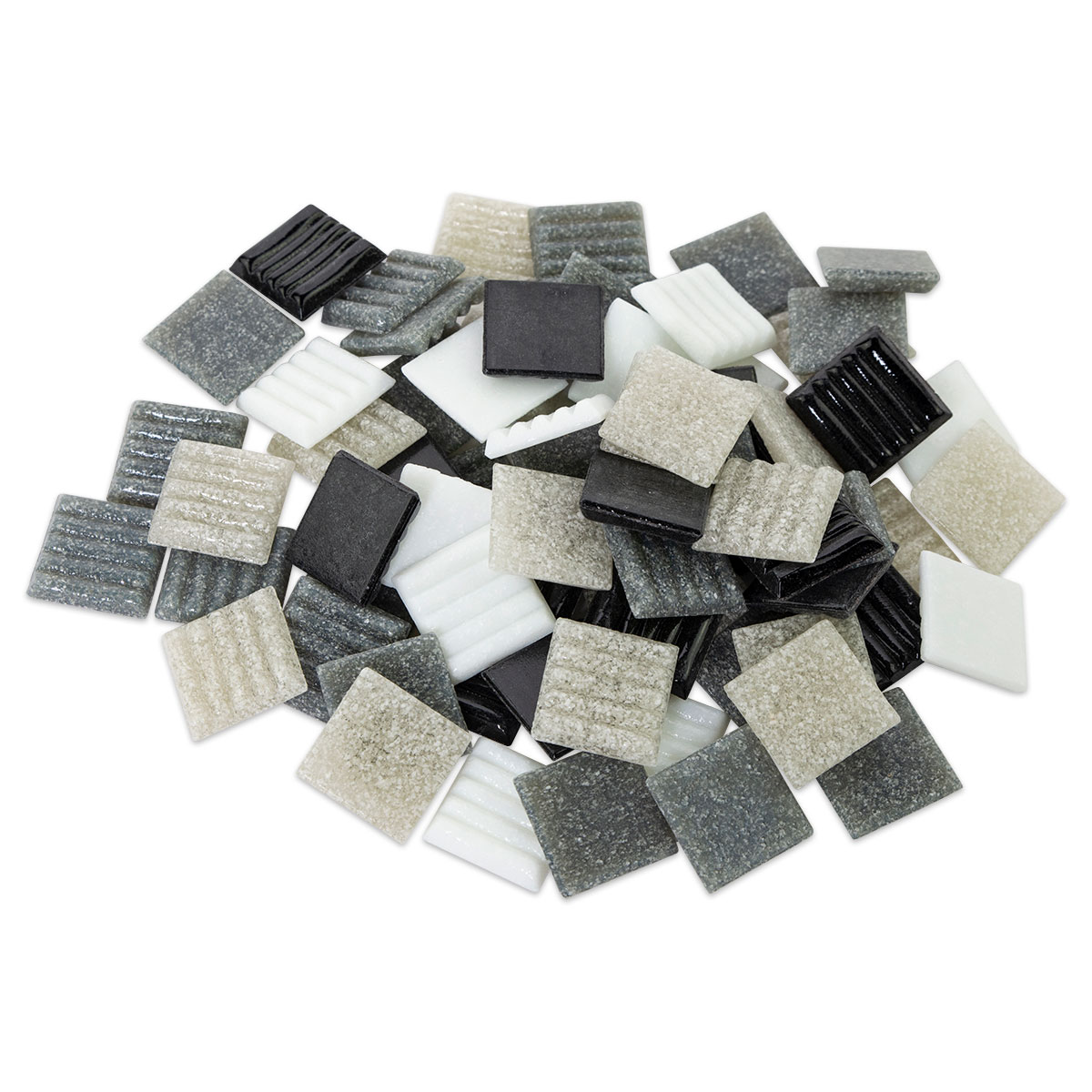 Glasmosaik Joy 10x10x4mm 1kg moonlight mix