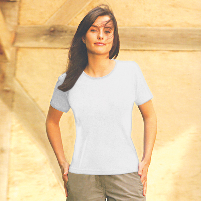 Damen T-Shirt weiß Größe XL