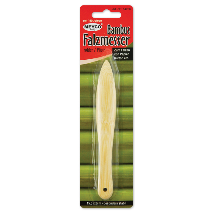 Falzmesser Bambus 15,5x2cm