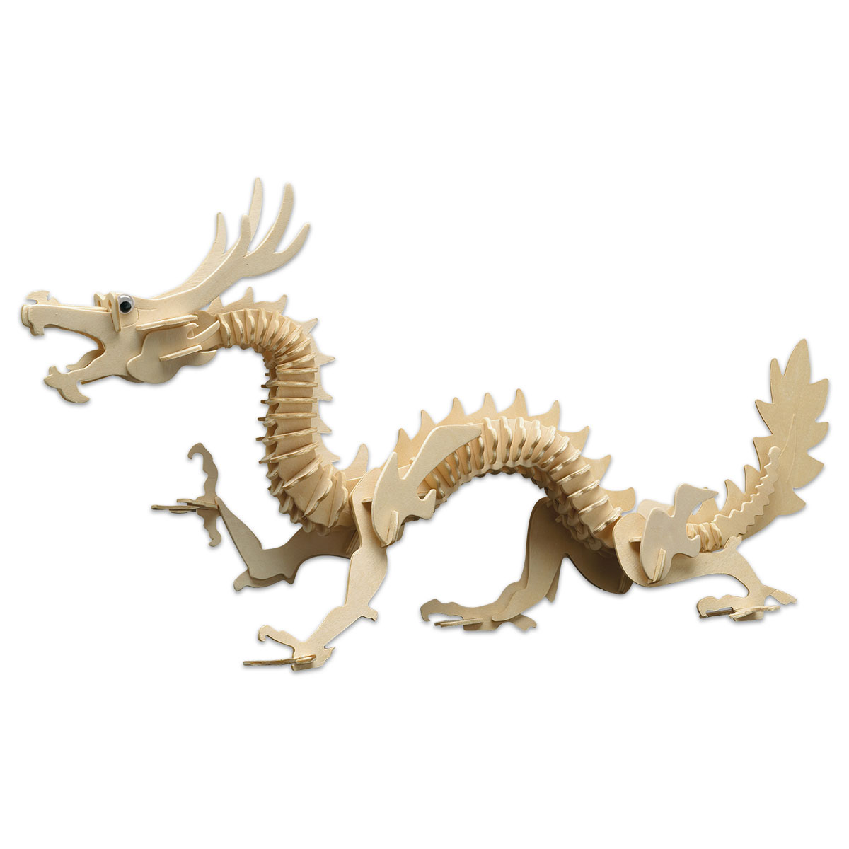 Holzbausatz Chin. Drache 54x30cm 148 Teile