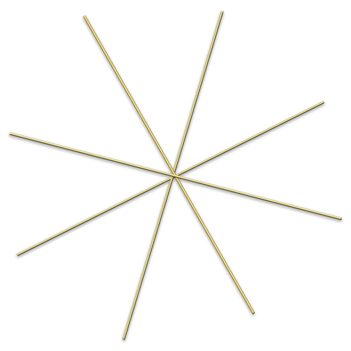 Drahtsterne Messing Ø 8cm 50 St.