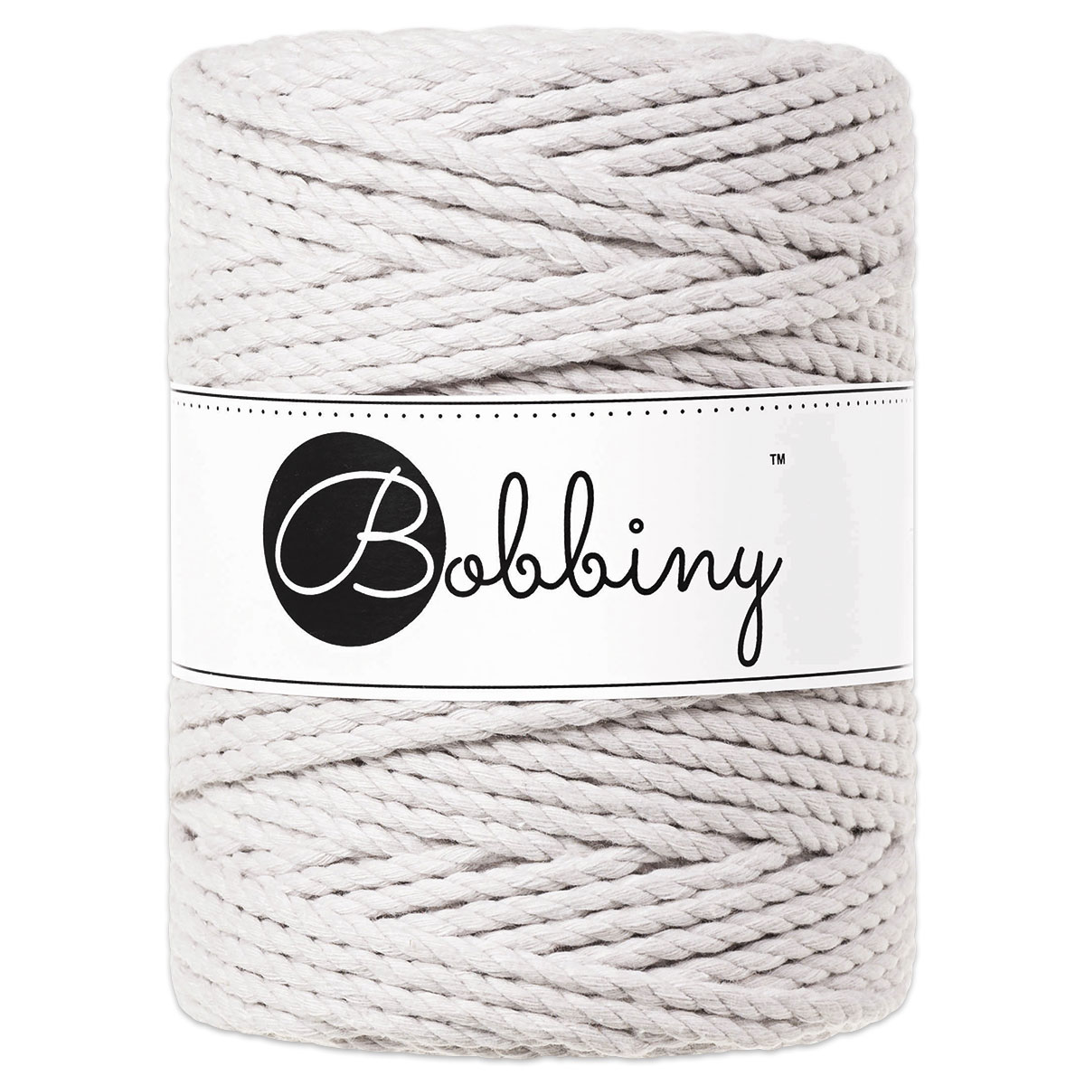 Bobbiny 3PLY Makramee-Kordel Ø 5mm moonlight