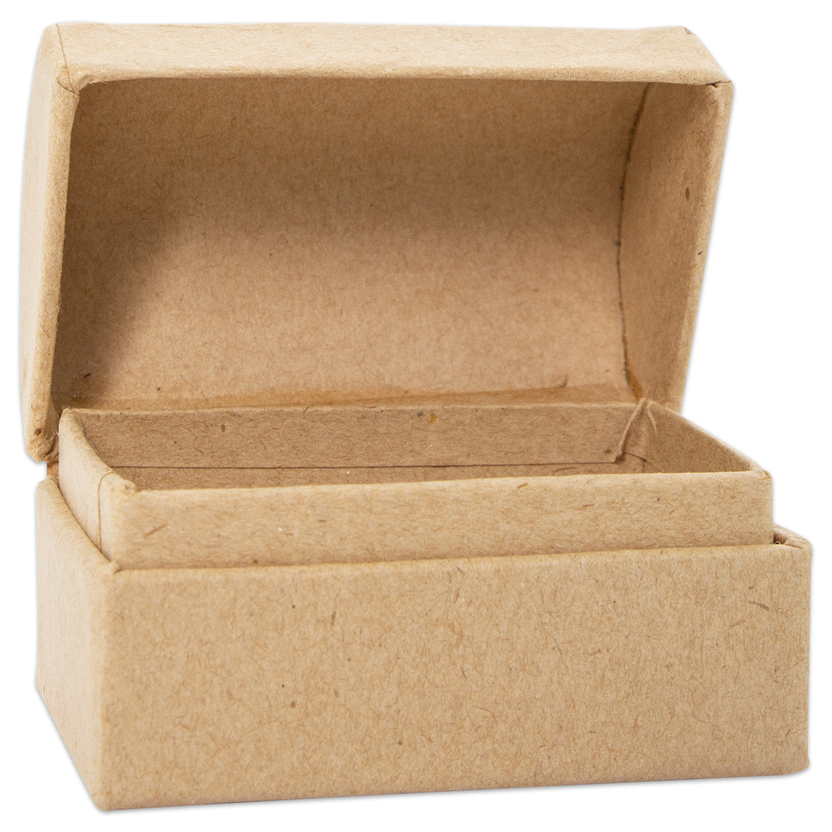 Schatztruhe Karton 6x4x4cm natur