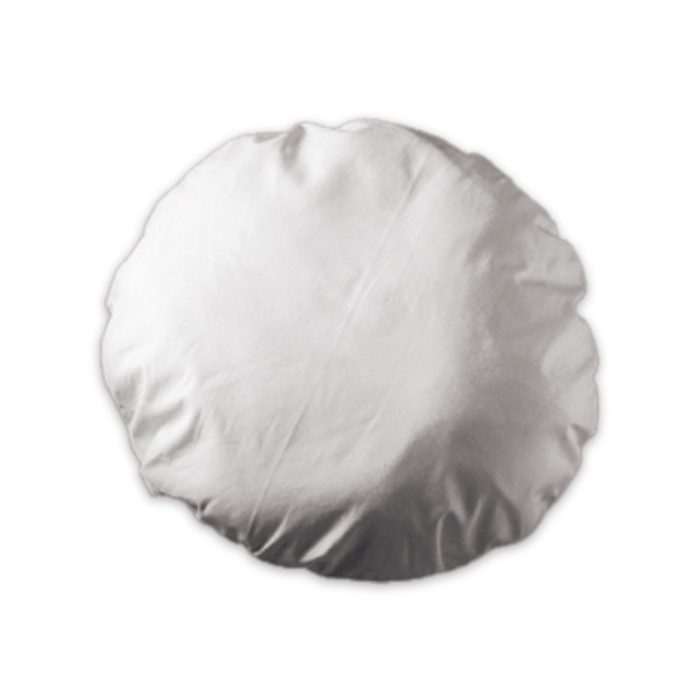 Kissenhülle rund Ø ca. 40cm gebleicht