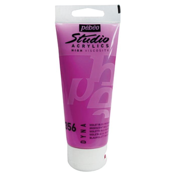 Acrylfarbe irisierend 100ml blauviolett