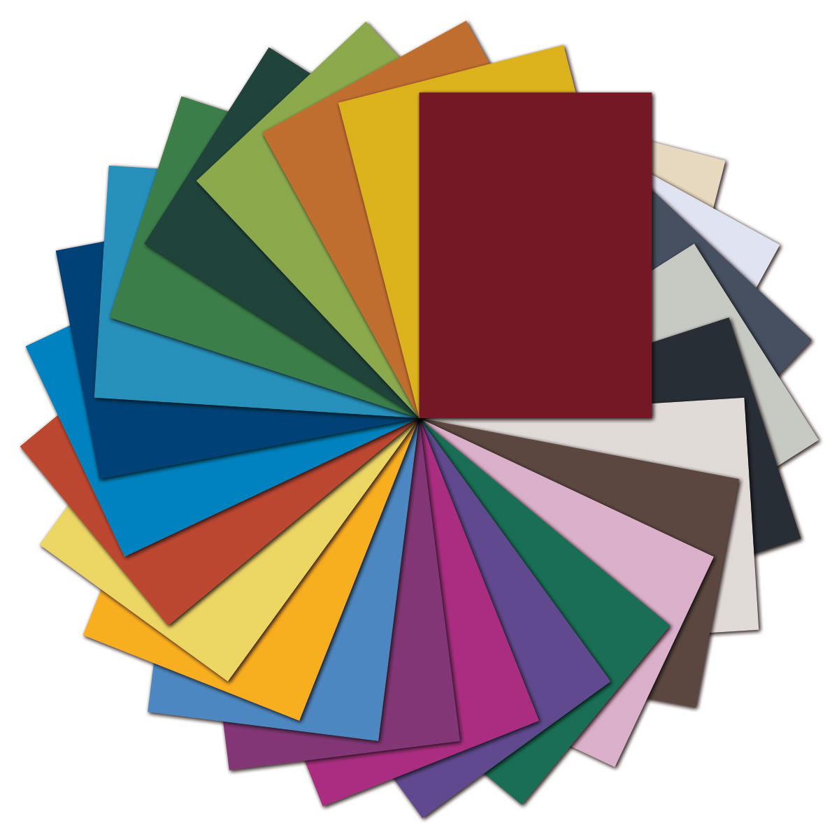 Tonpapier 130g/m² DIN A4 500 Bl./25 Farben