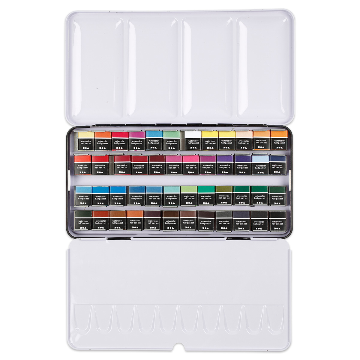 Aquarell-Metallkasten 48 Farbtöne