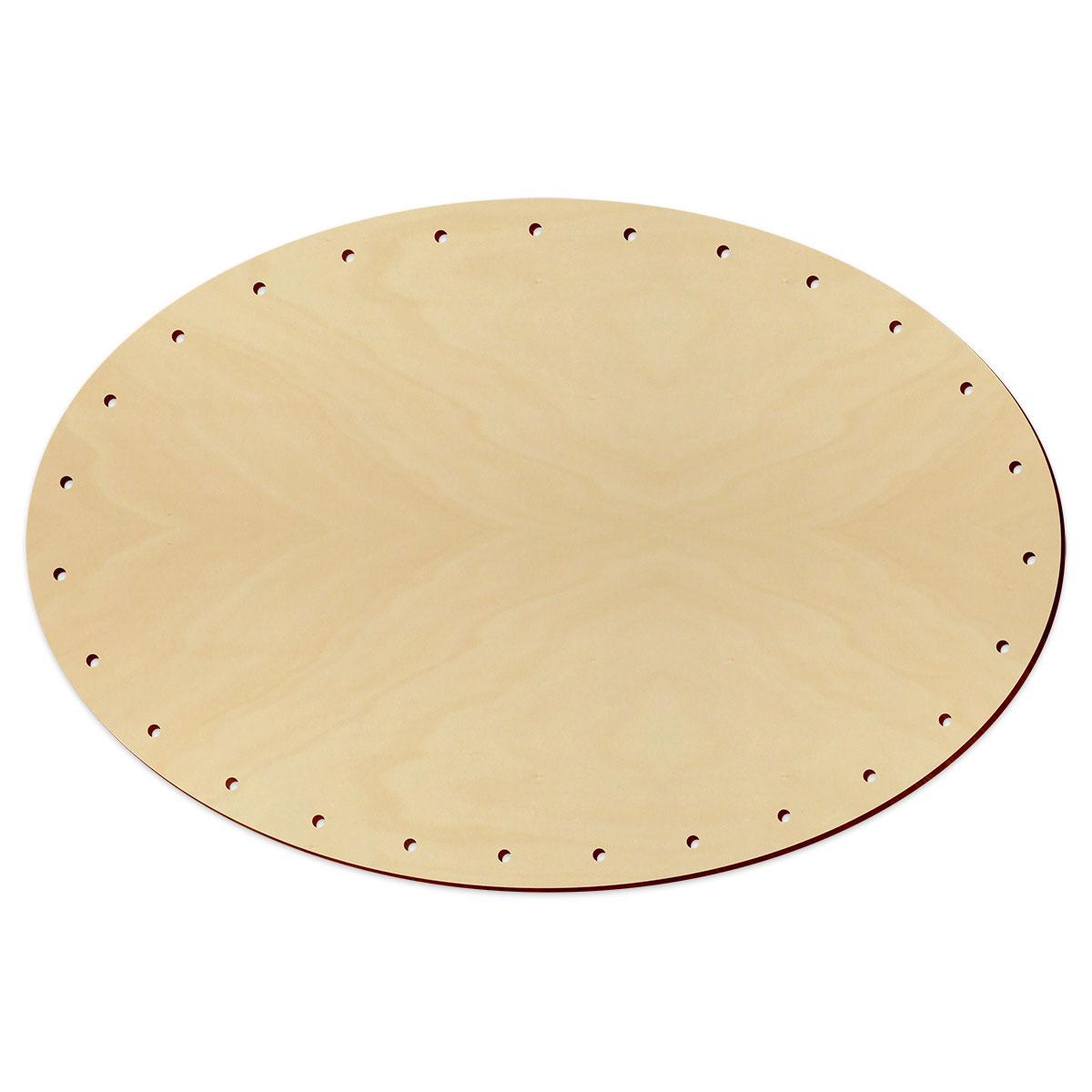 Korbflechtboden Holz 4mm 21x14cm oval natur