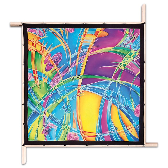 Tuch Gutta gold 90x90cm Max naturweiß