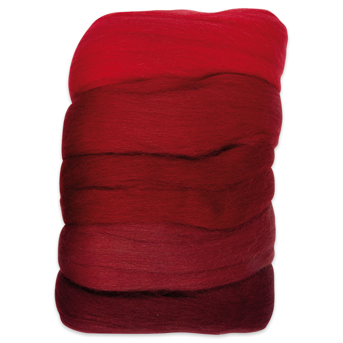 Kammzugwolle Merino 50g rotton