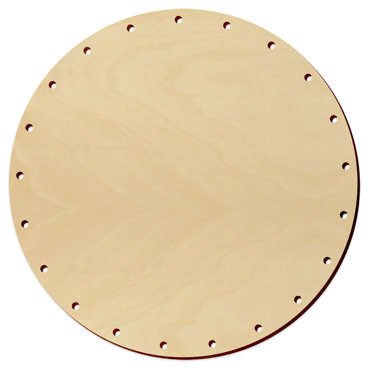 Korbflechtboden Holz 4mm Ø12cm rund natur