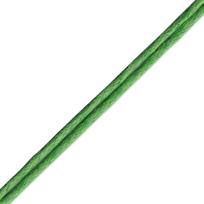 Kordel gewachst 1mm 80m grün