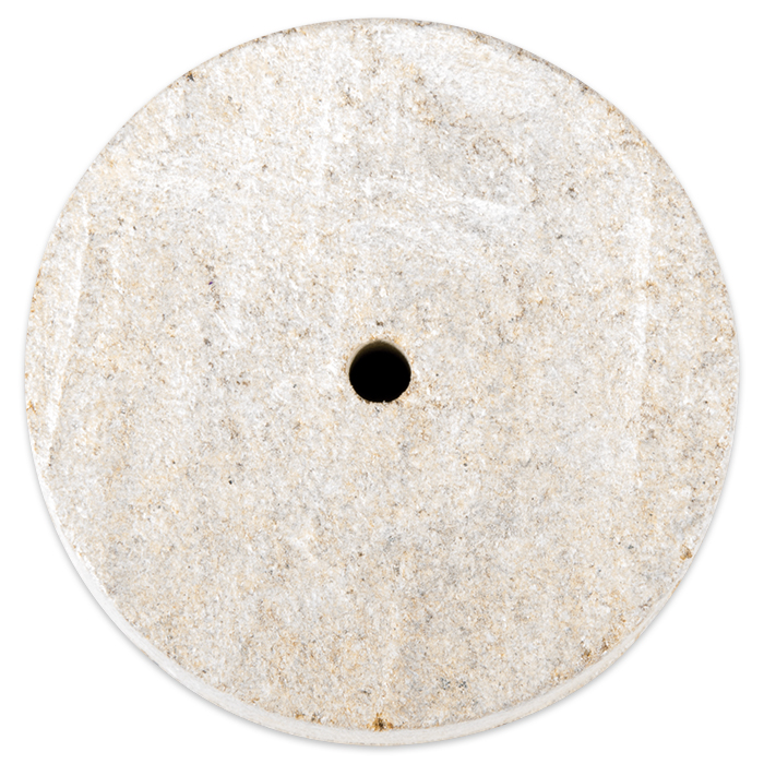 Speckstein-Scheibe rund ca. Ø 40x13mm mit Bohrung