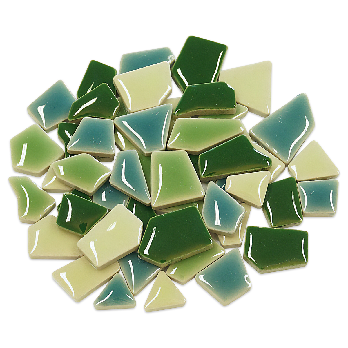 Flip-Keramik Mini 500g grün mix