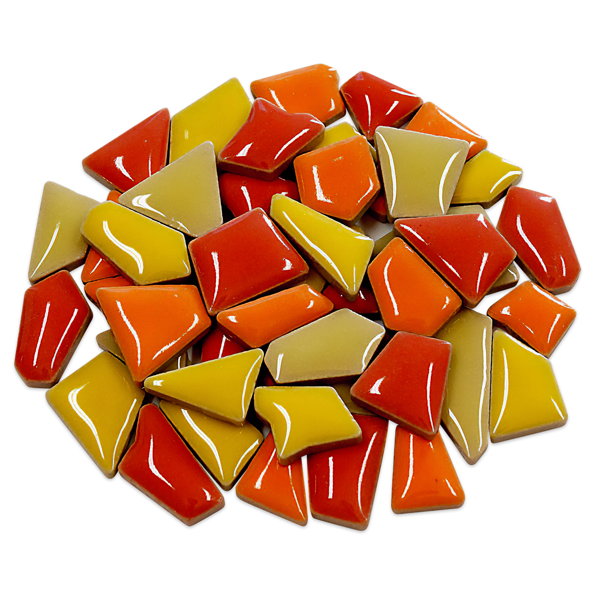 Flip-Keramik Mini 500g rot mix