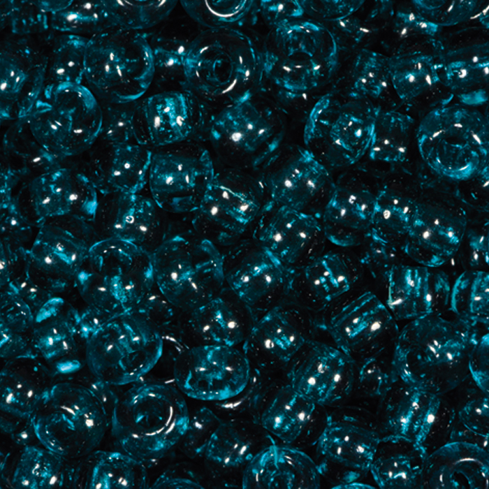 Rocailles transparent 2,6mm 500g grün