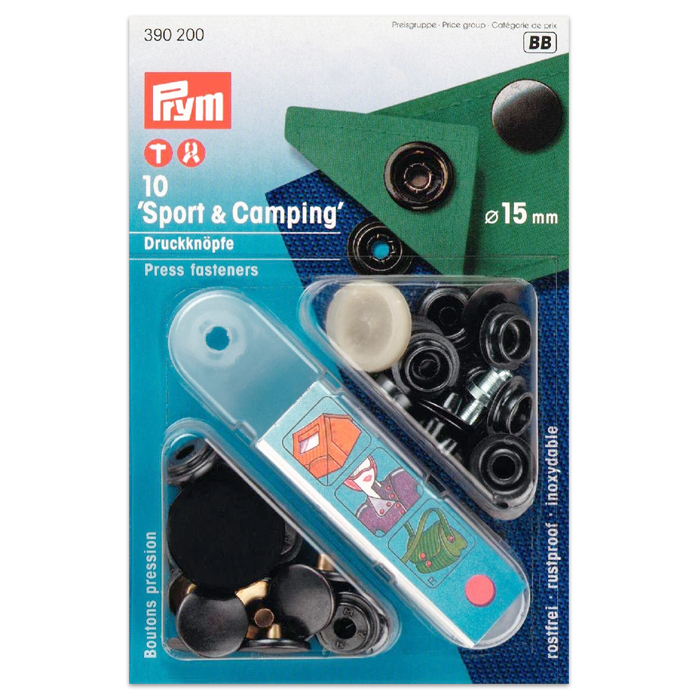 Prym Druckknöpfe 15mm 10 St. brüniert