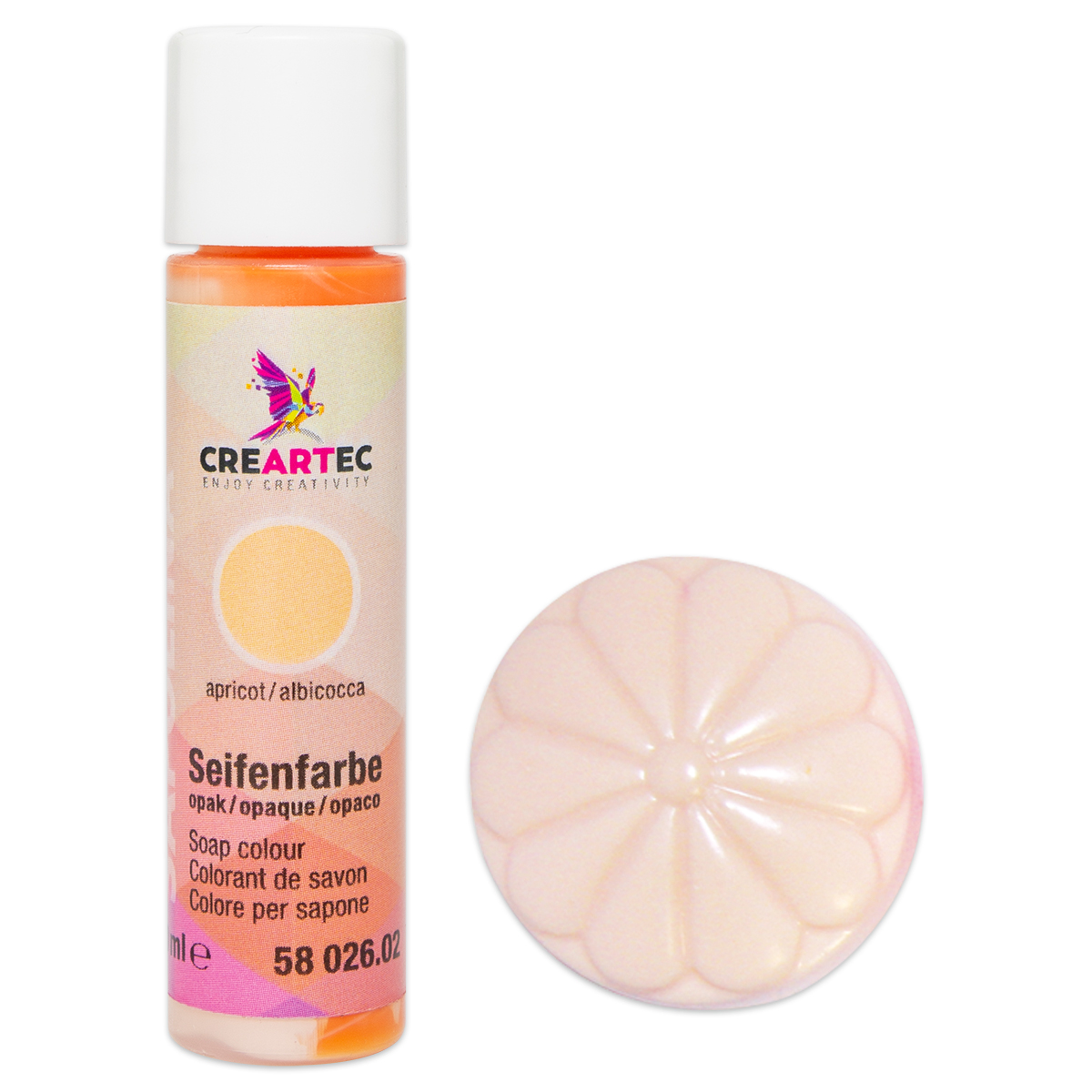 Sapolina Seifenfarbe 10ml opak aprikot