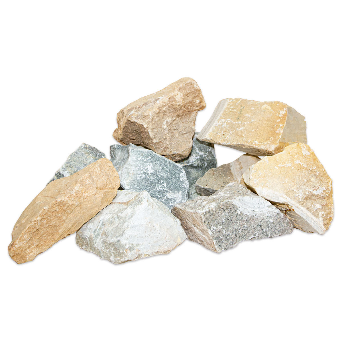 Speckstein-Mischung 4 Farben 10kg