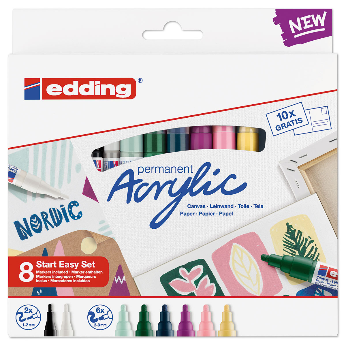 edding Acryl Start Easy Set nordic