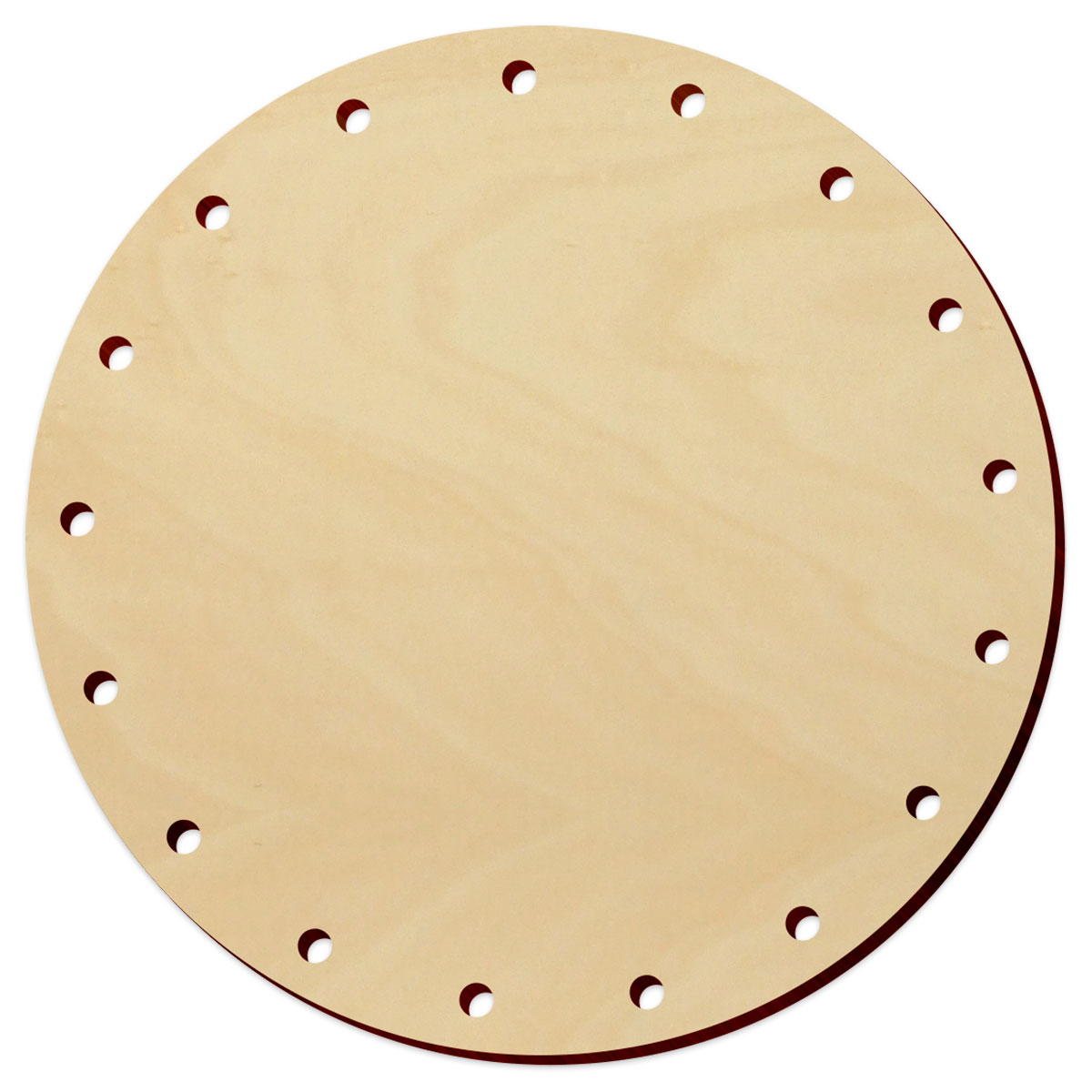 Korbflechtboden Holz 4mm Ø9cm rund natur