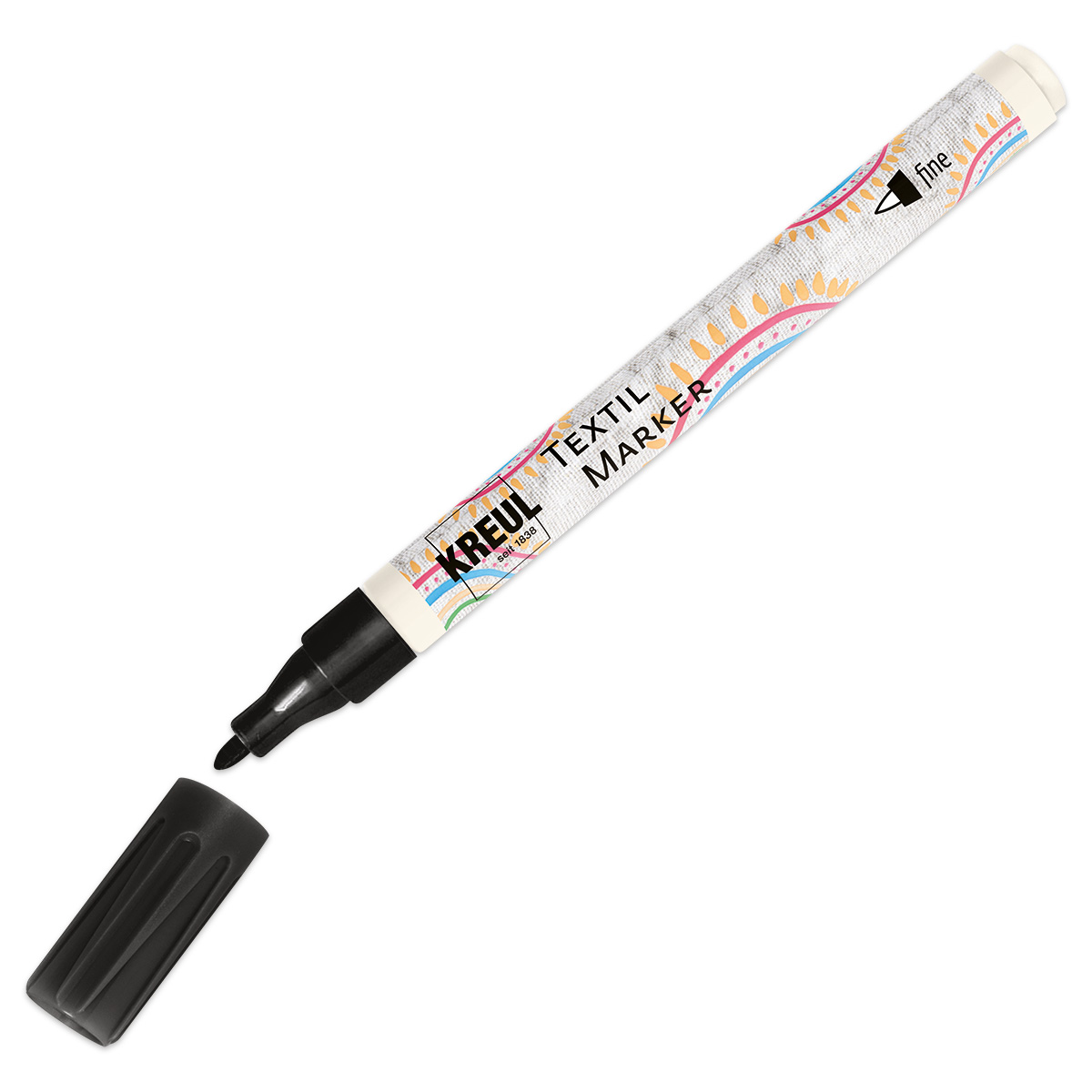 KREUL Textil Marker fine schwarz