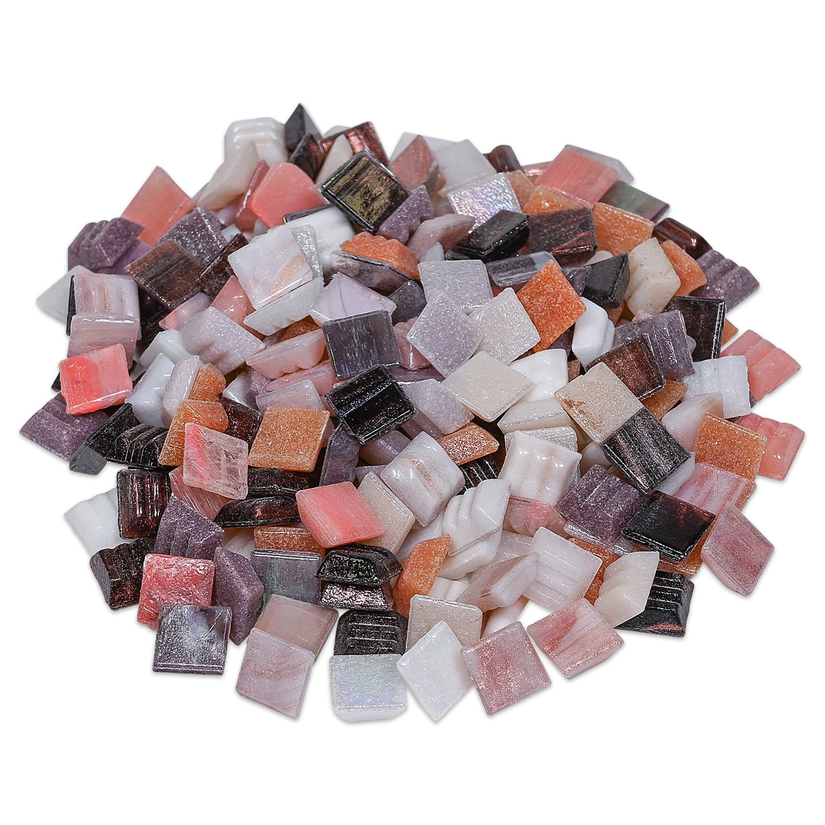 Glasmosaik Joy Deluxe 20x20x4mm 200g terra mix