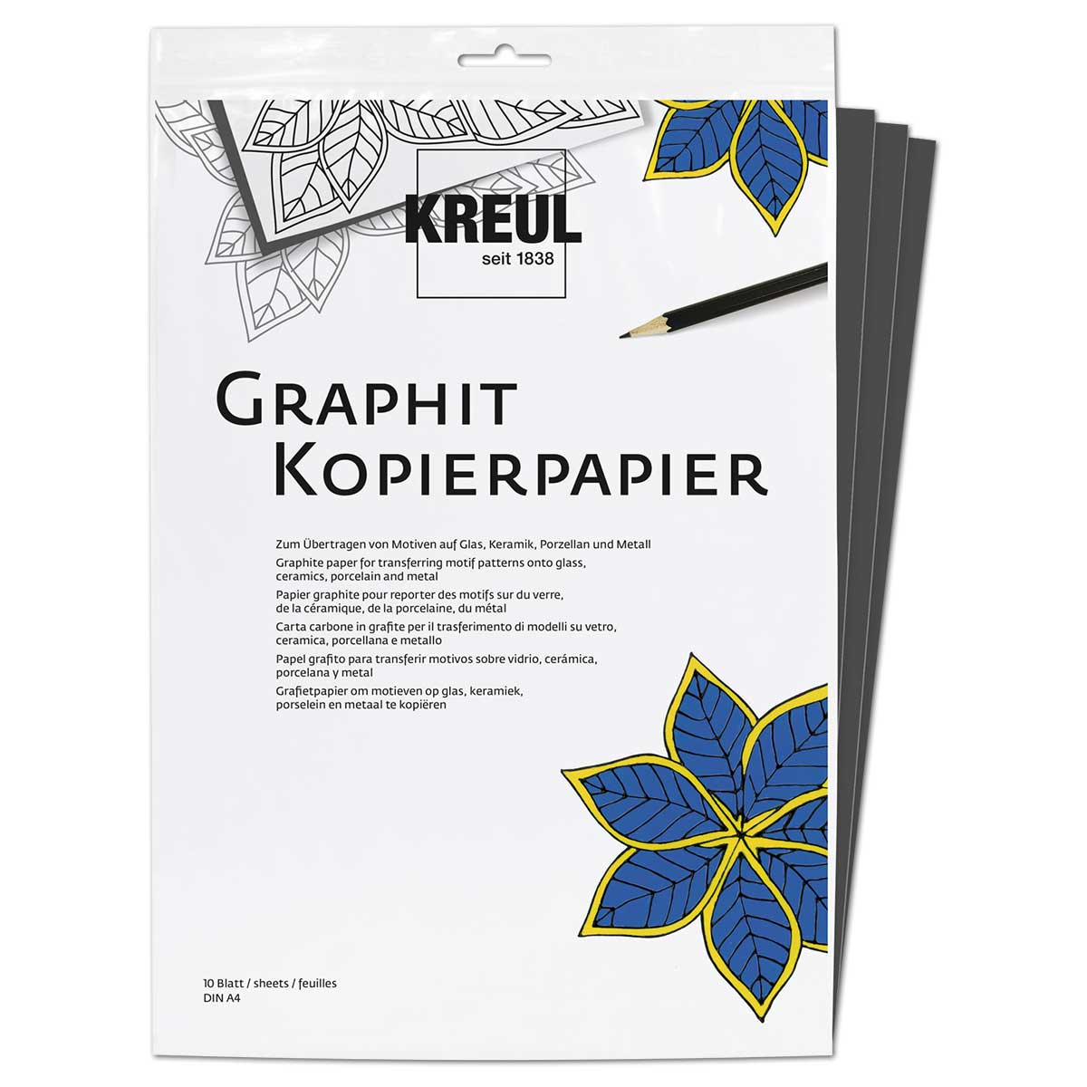 Graphit-Kopierpapier DIN A4 10 Bl.