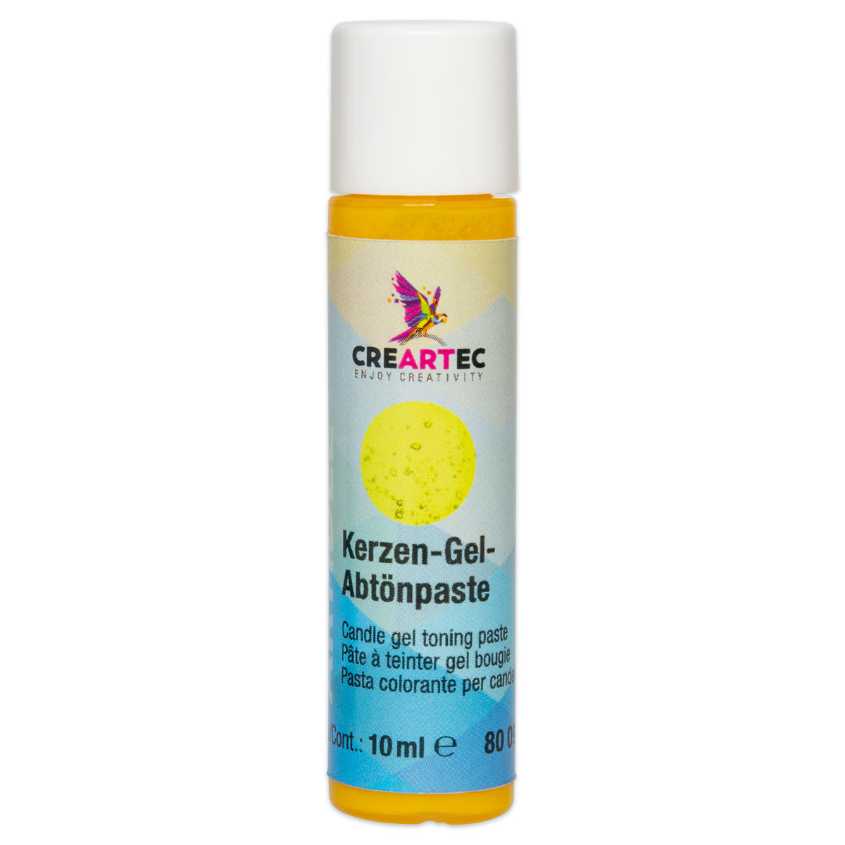 Kerzen-Gel-Abtönpaste 10 ml zitronengelb