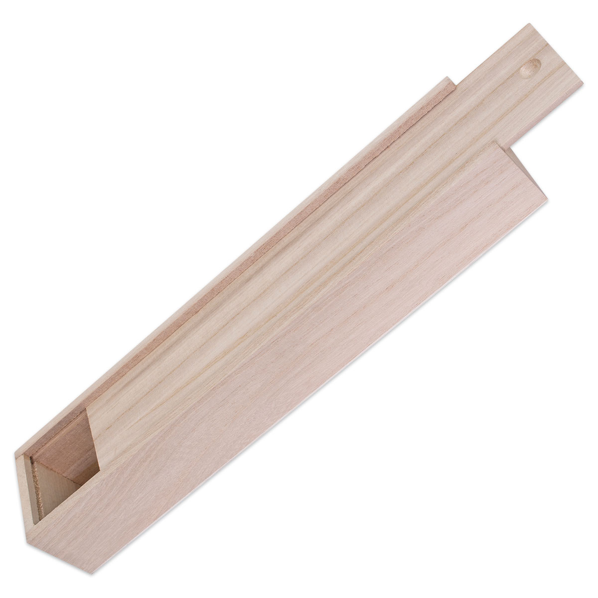 Holzschiebebox/Pinselkasten h5cm 33x7cm natur