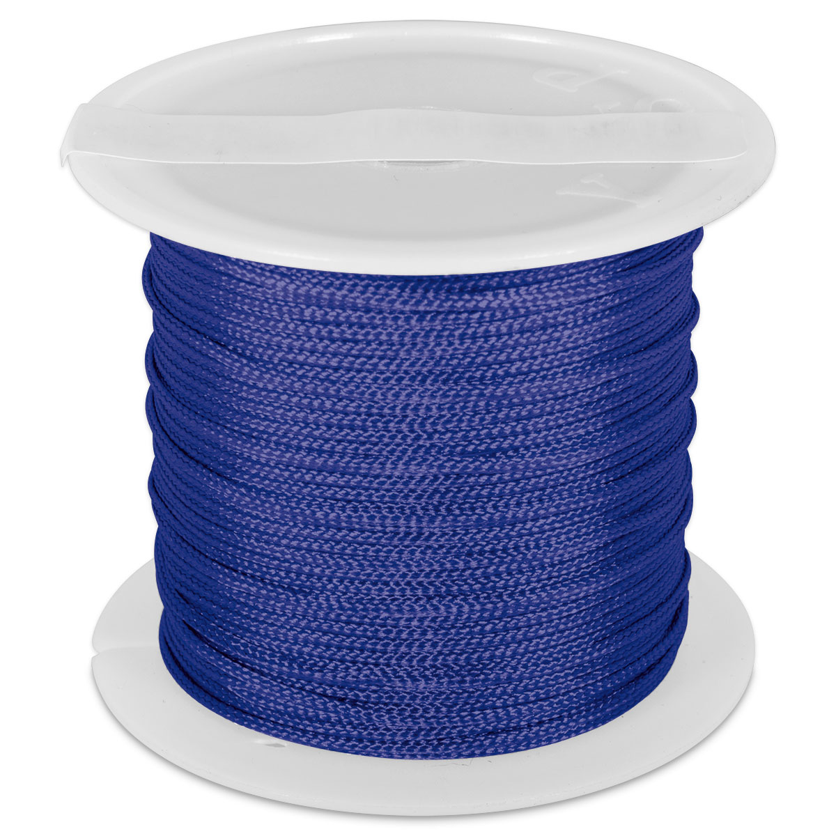 Knüpfgarn glänzend 1mm 5m blau