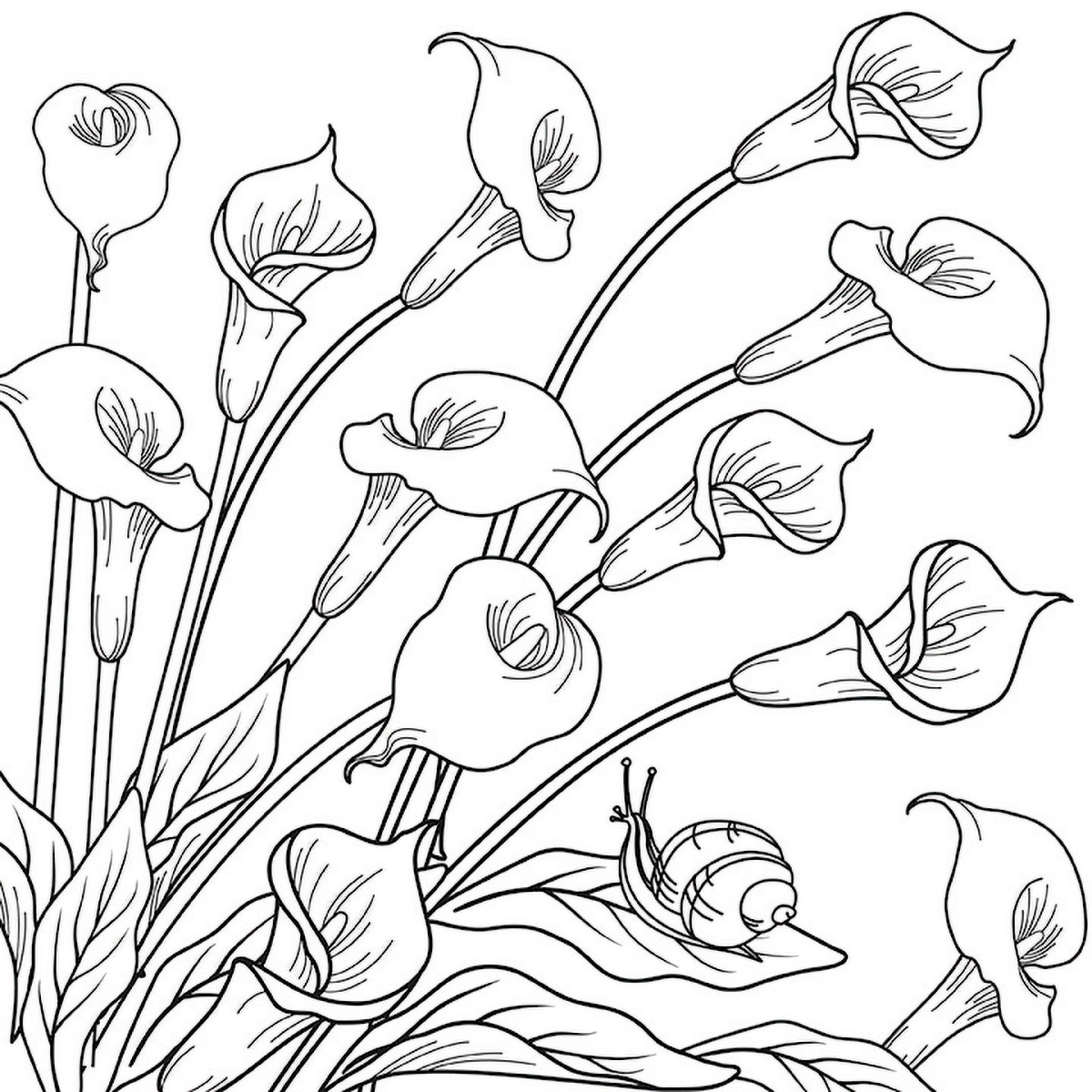 bedruckter Keilrahmen 30x30x2cm Calla