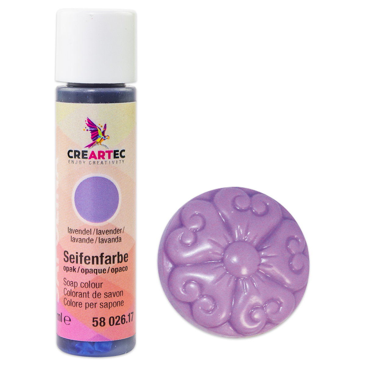 Sapolina Seifenfarbe 10ml opak lavendel