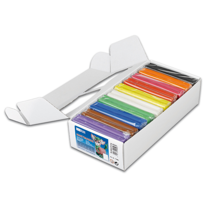 Plastilin Knetmasse 10 St./Farben à 250g