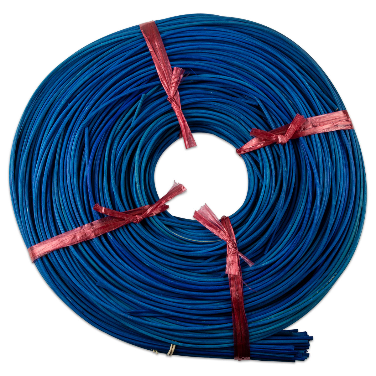 Peddigrohr 2,2mm 500g gebündelt Blauton