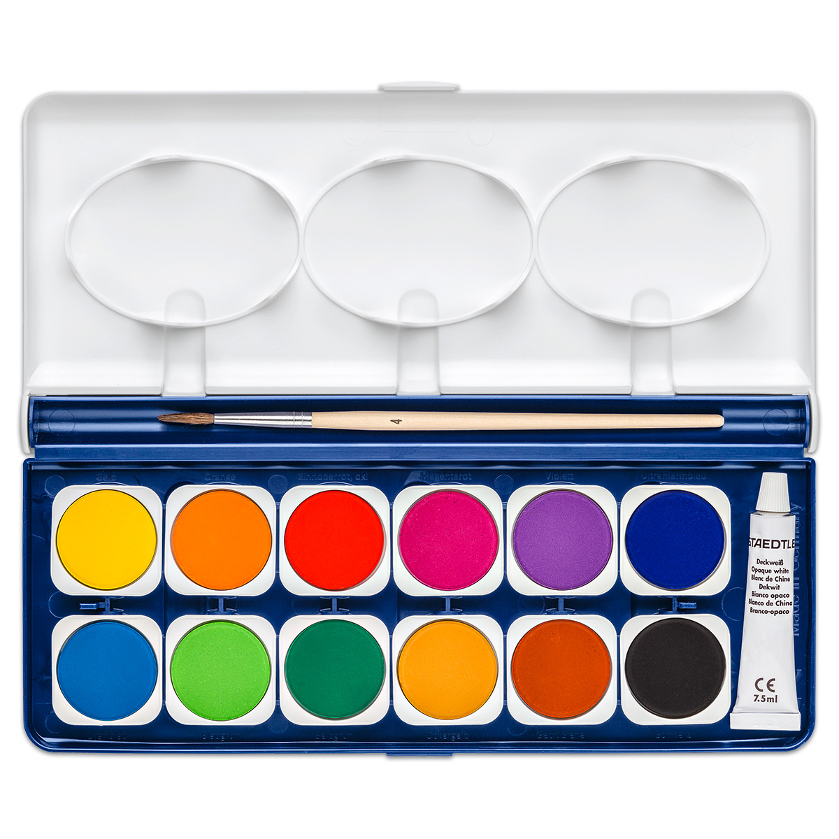 Noris Wasserfarben Kasten 12 Farben