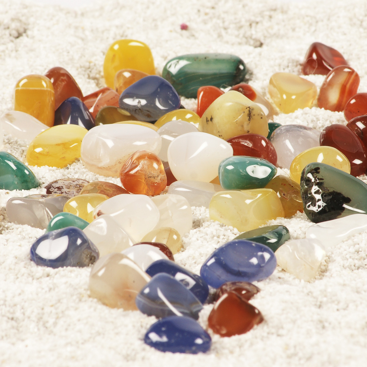 Halbedelsteine 1-2cm 1kg bunt sortiert