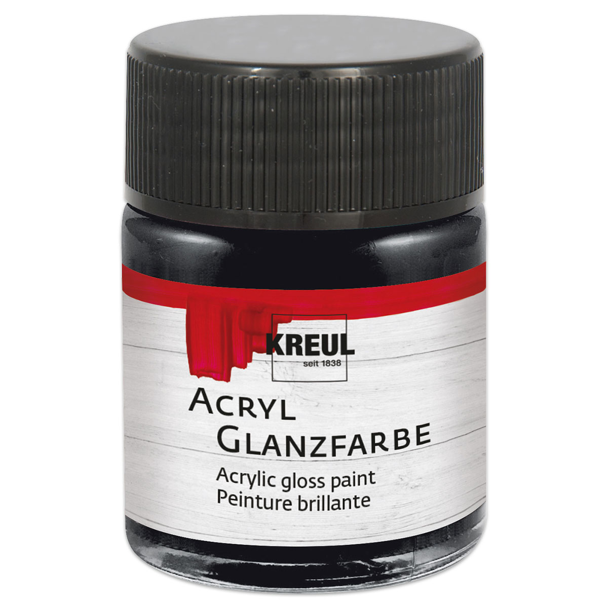 KREUL Acryl-Glanzfarbe 50ml schwarz