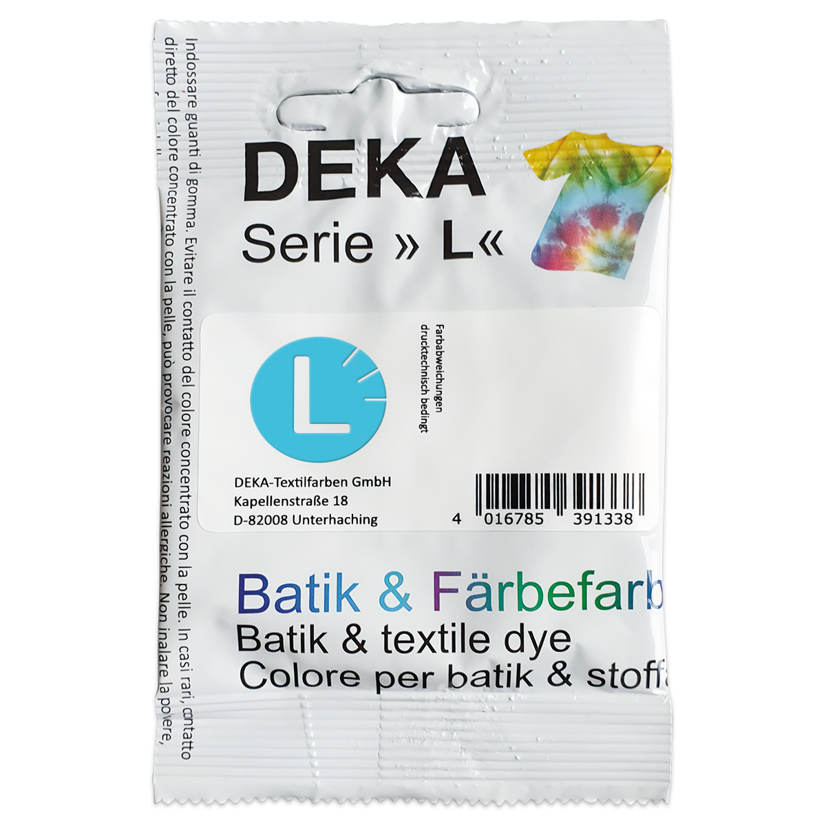 Deka-Serie L Textilfarbe 10g türkis