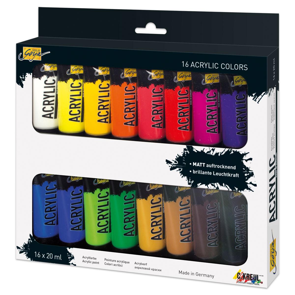 SOLO GOYA Acrylic 16 Farben à 20ml