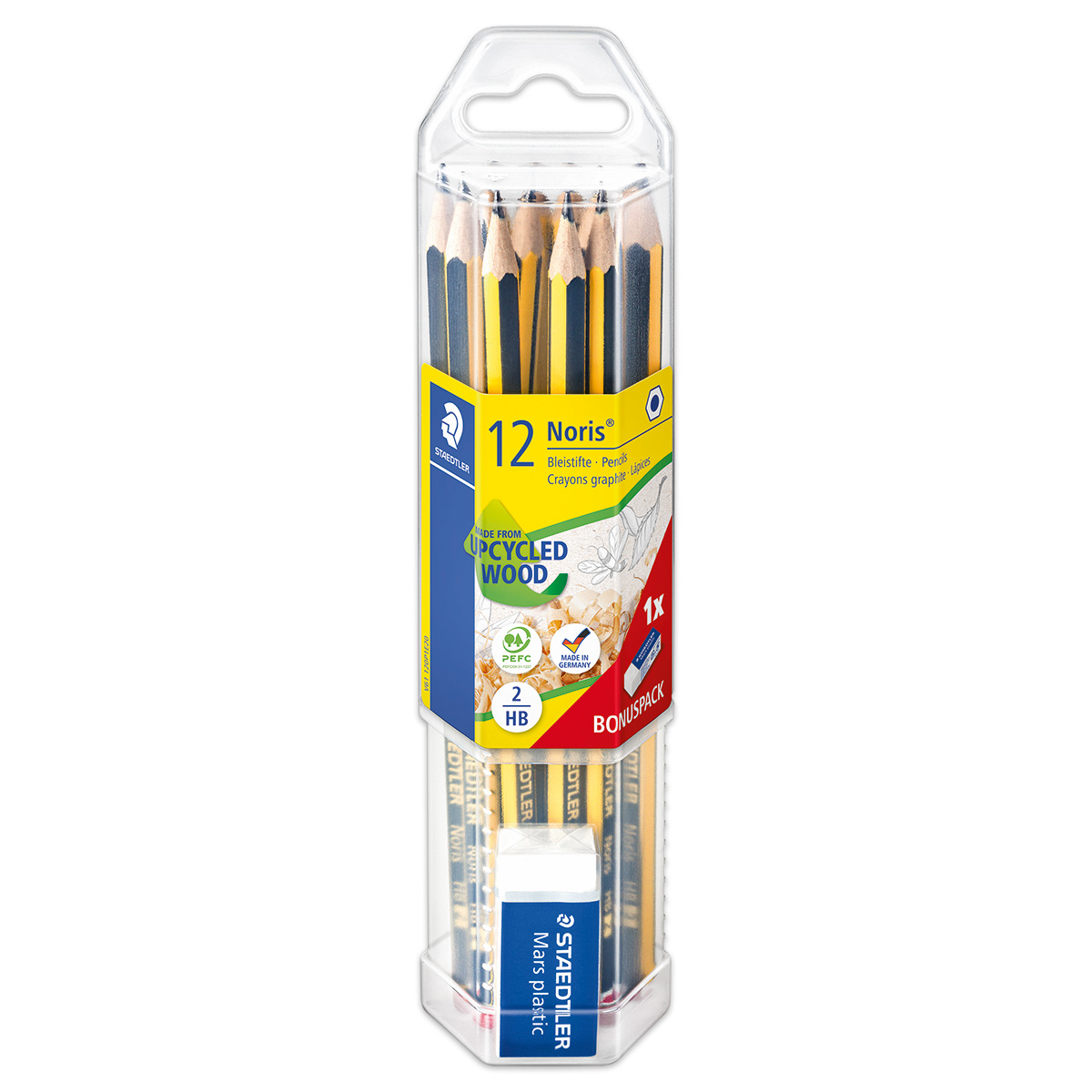 Noris 120 Bonus-Pack 12 Bleistifte HB + 1 Radierer