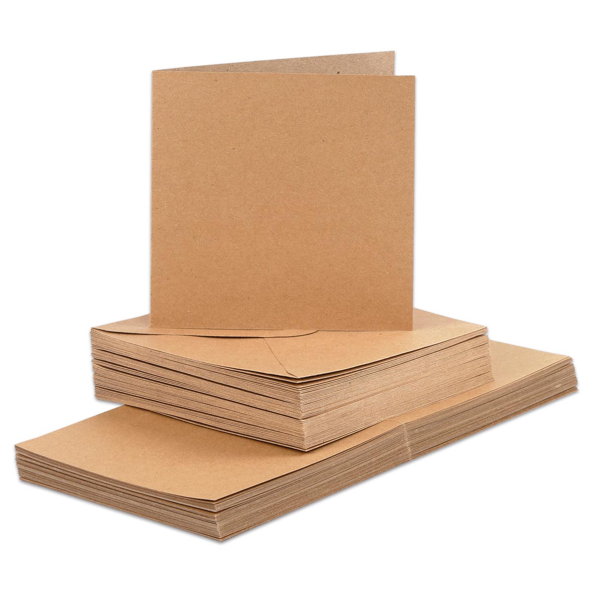 Doppelkarten ca.15x15cm 240g/m² 50 St. natur