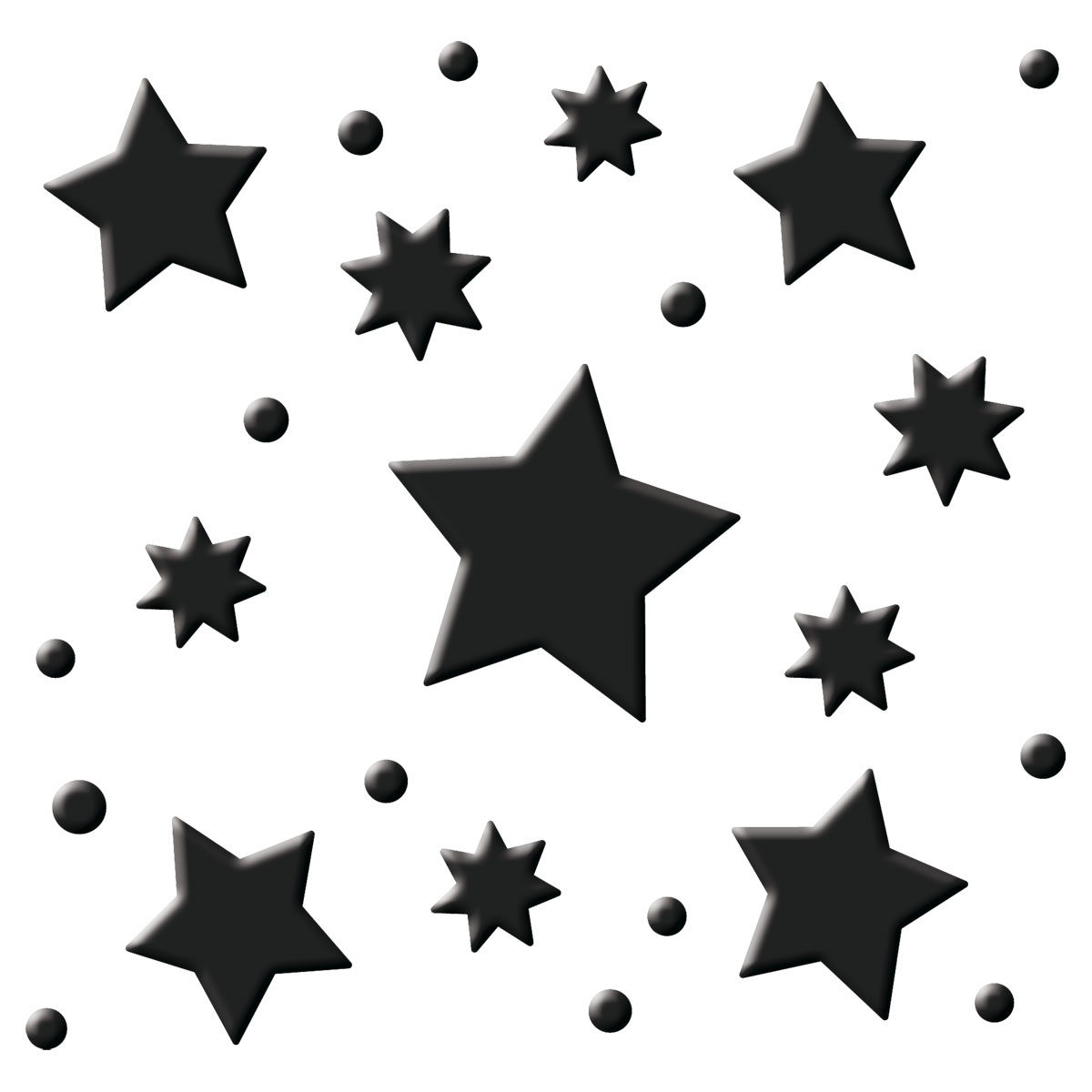 Flexi-Motivstanzer ca. 4cm Sterne