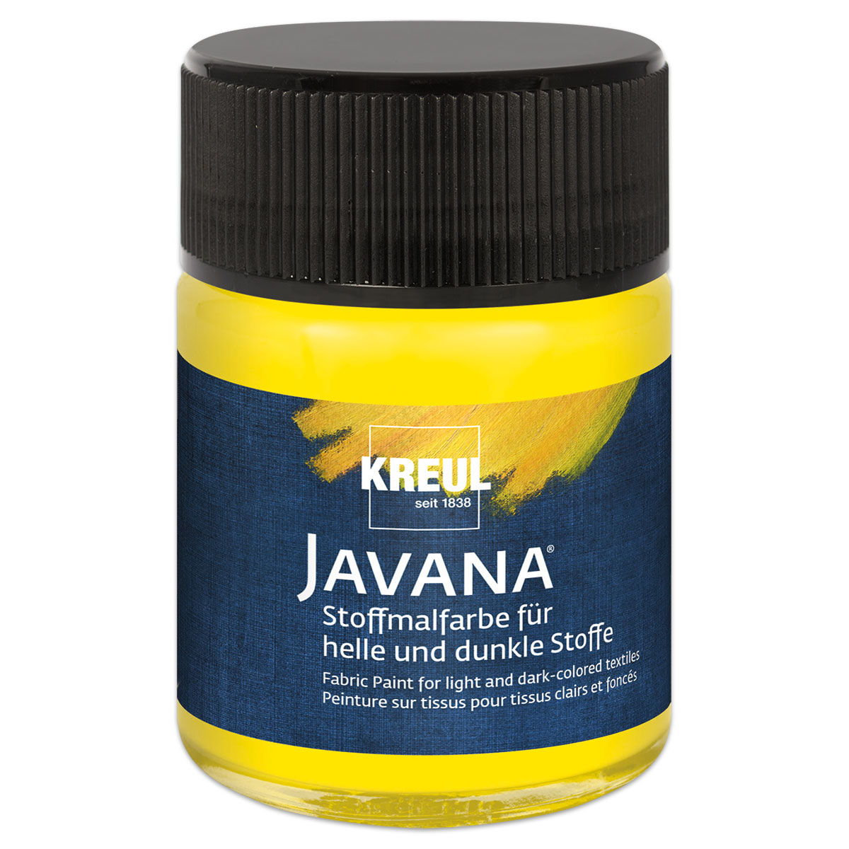 KREUL Javana Stoffmalfarbe 50ml gelb