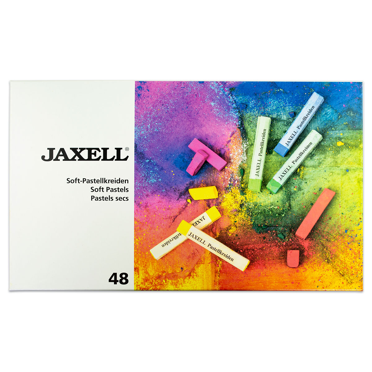 Jaxell Soft-Pastellkreiden 10x10x32mm 48 St.