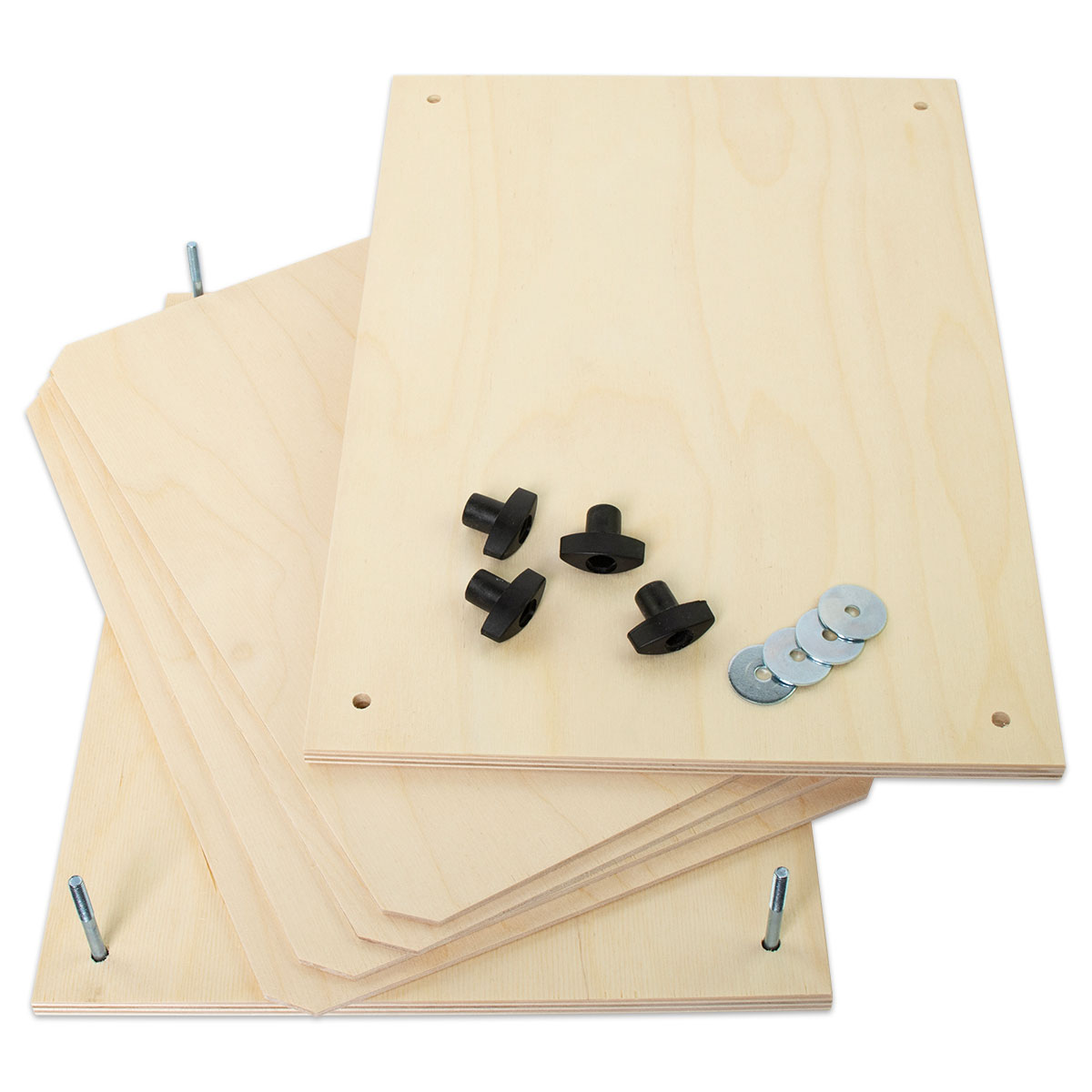 Papierpresse/Pflanzenpresse Holz/Metall 35x25cm