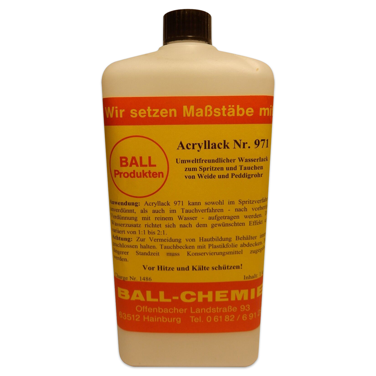 Korblack lebensmittelecht 1.000ml seidenmatt