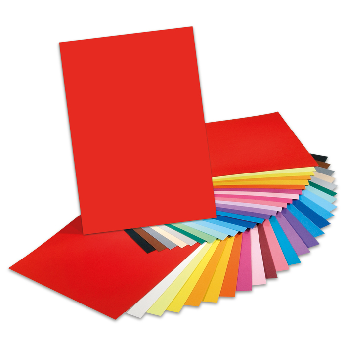 Tonkarton 220g/m² 50x70cm 100 Bl./10 Farben
